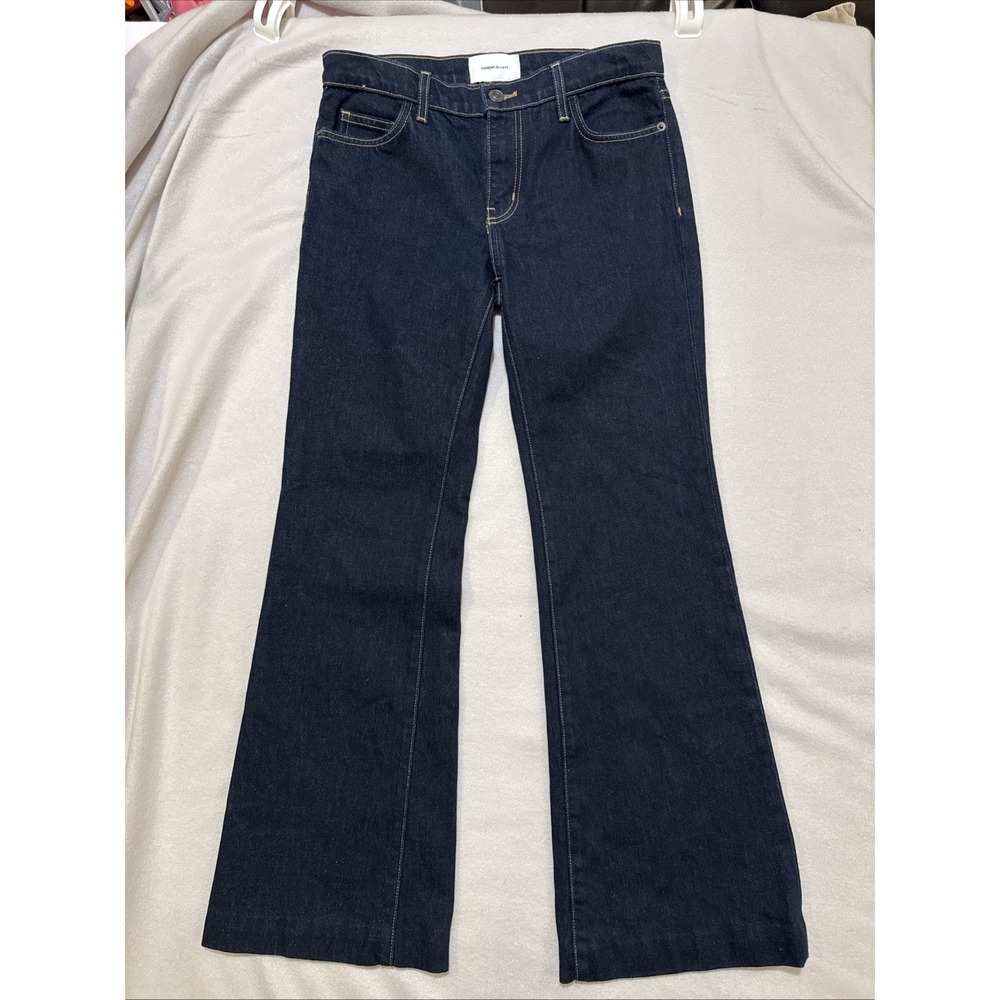Current Elliot The Wray Wide Leg in Hearst Dark Blue Wash Women's Size‎ 26